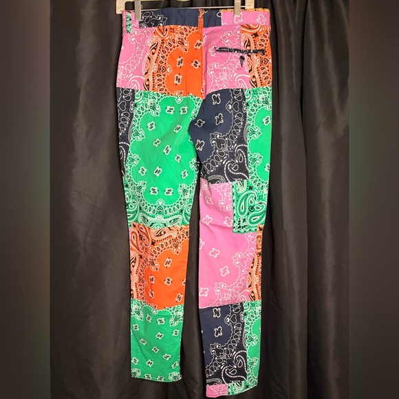 Sun + Stone Multicolor Patchwork Pants - Picture 7 of 10
